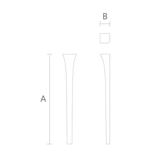 Curved table legs quiet luxury
